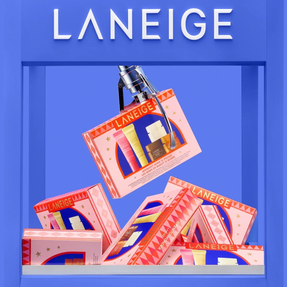 NWT Laneige Lip Mask Minis Set | Chocolate Caramel Egg Nog Sweet Candy Vanilla - Picture 3 of 12